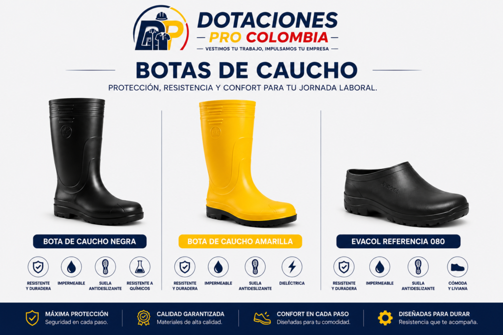 botas caucho